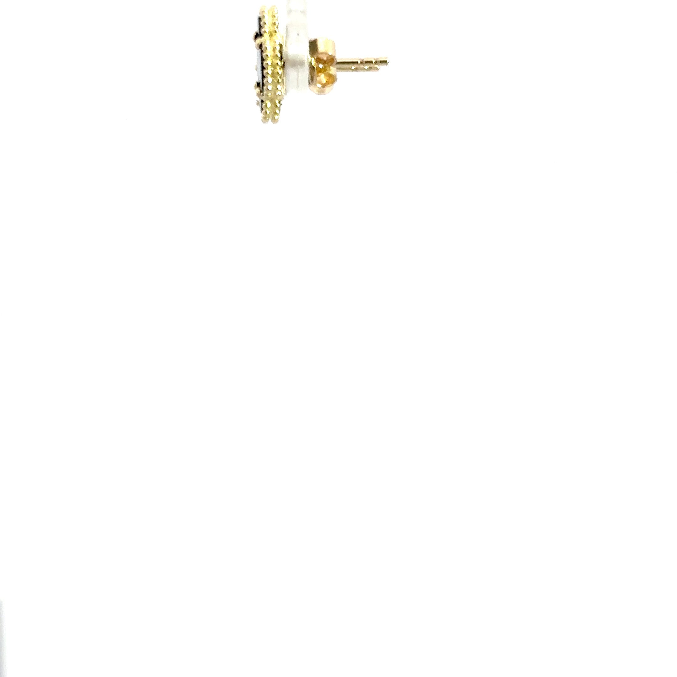 BLACK MOTIF EARRINGS