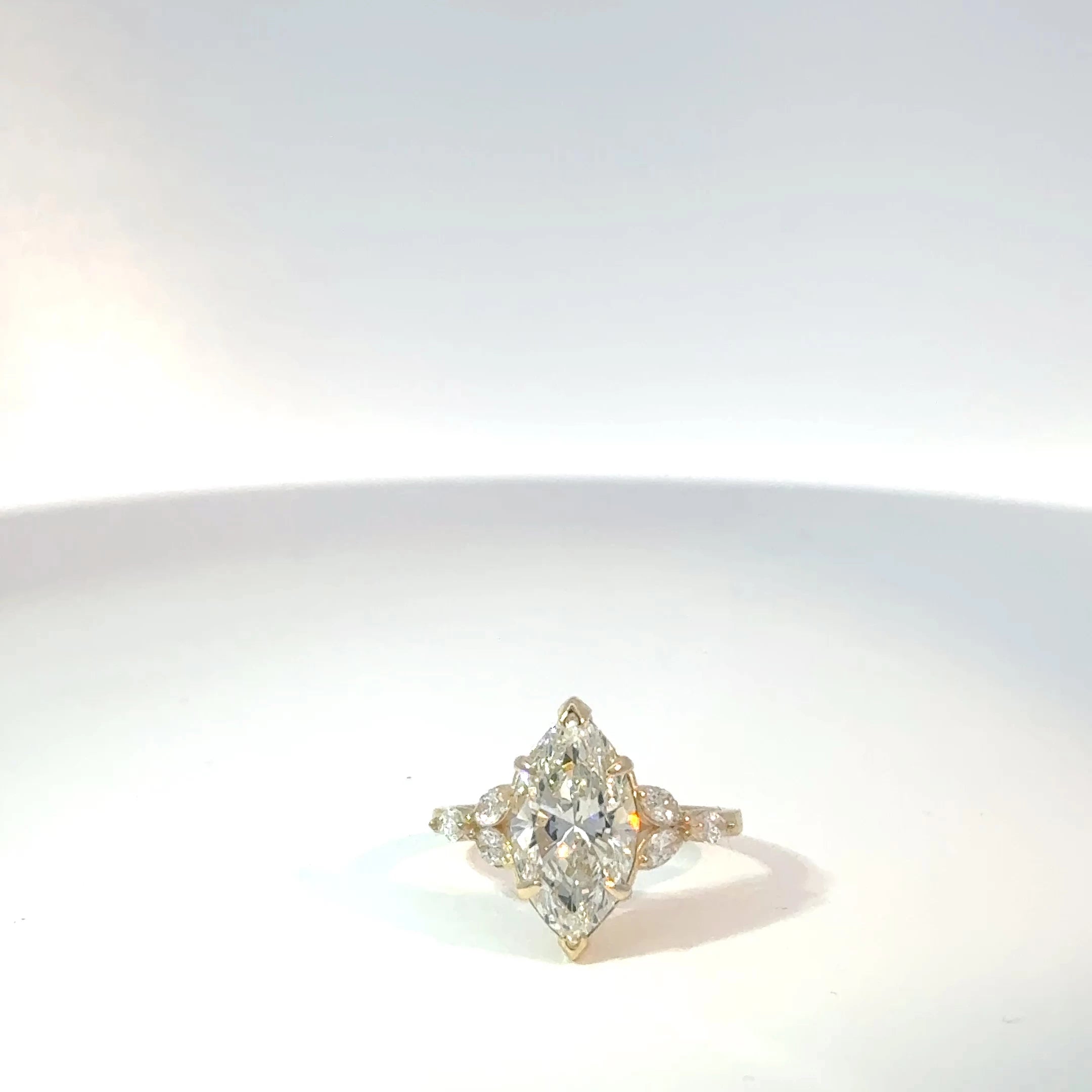 3 Carat Center Marquis Engagement Ring (THE RING I MADE FOR MY BROTHER)