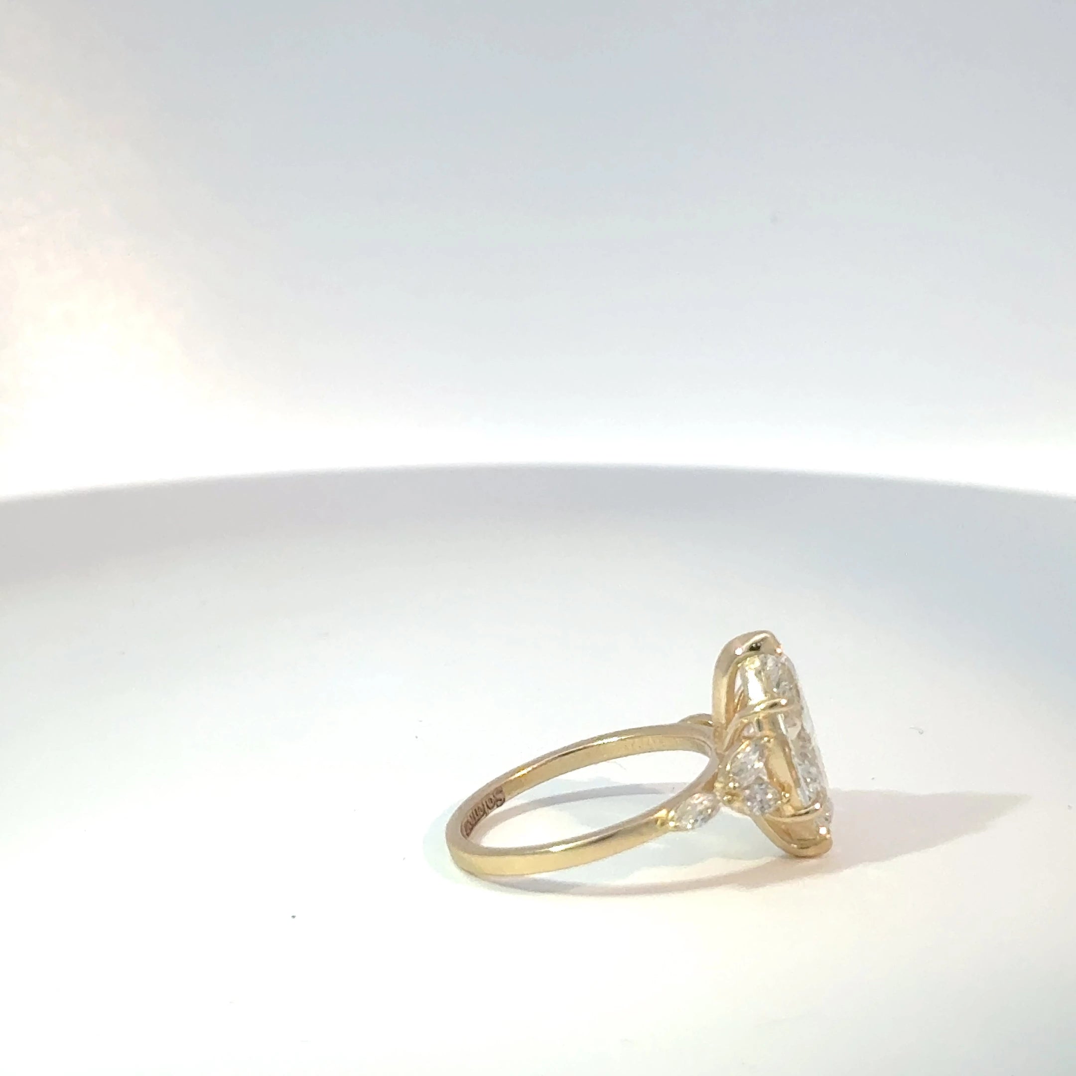 3 Carat Center Marquis Engagement Ring (THE RING I MADE FOR MY BROTHER)
