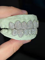 CVD SILVER LAB GROWN DIAMOND GRILLZ