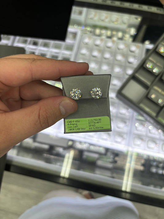 6 Carat Earrings