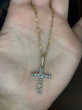 4MM CROSS PENDENT