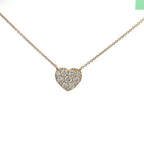 Lab Grown Heart Diamond Necklace