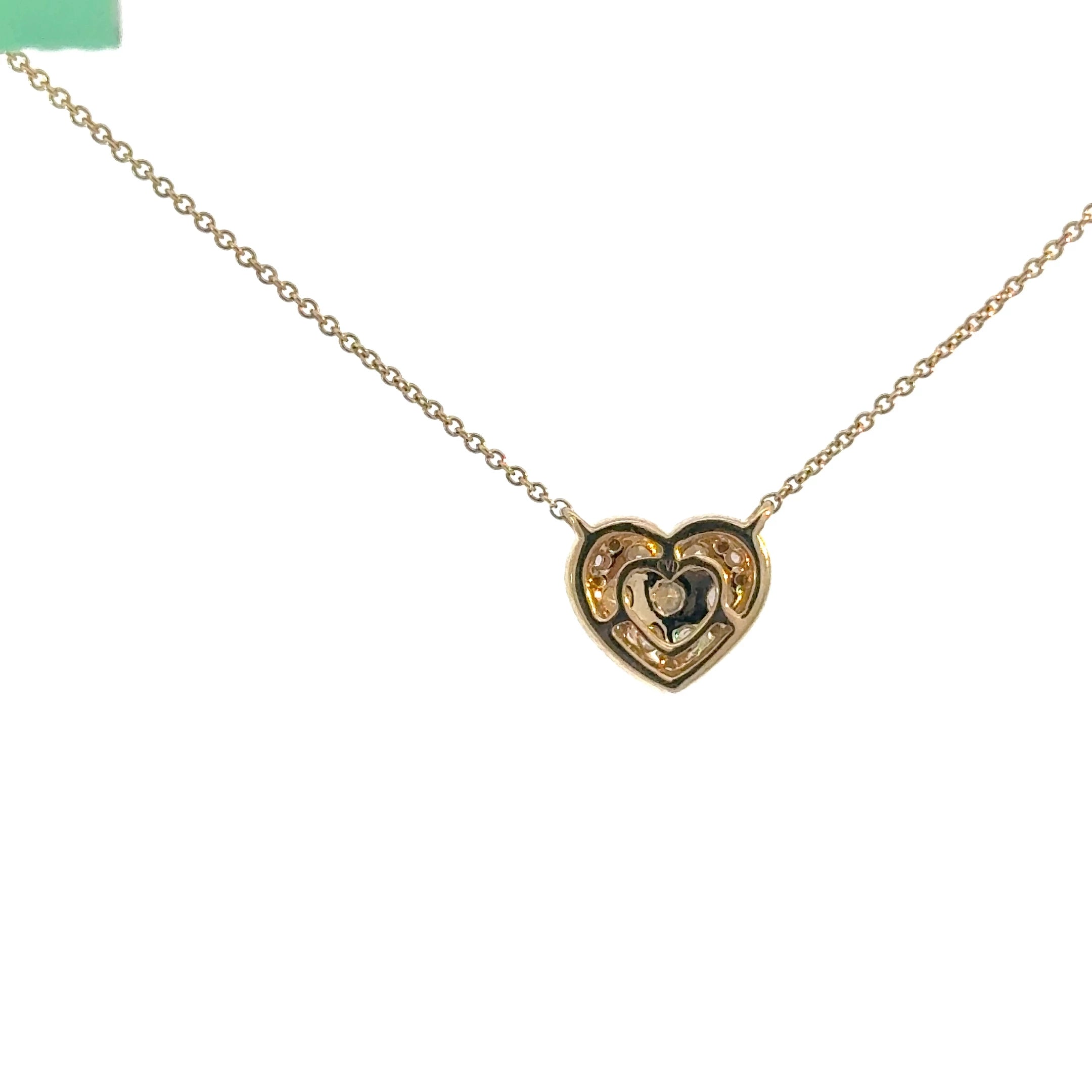 Lab Grown Heart Diamond Necklace