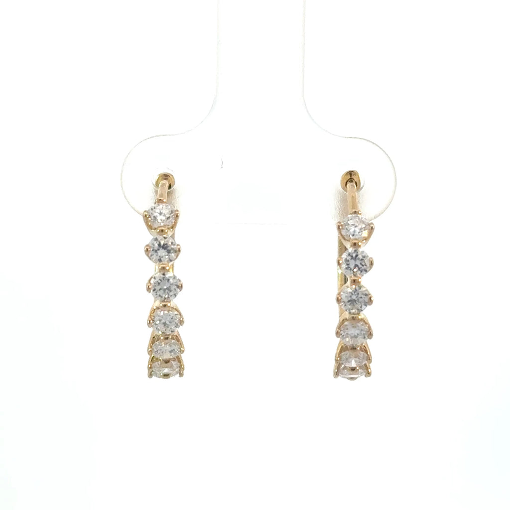 LAB GROWN DIAMOND HOOPS