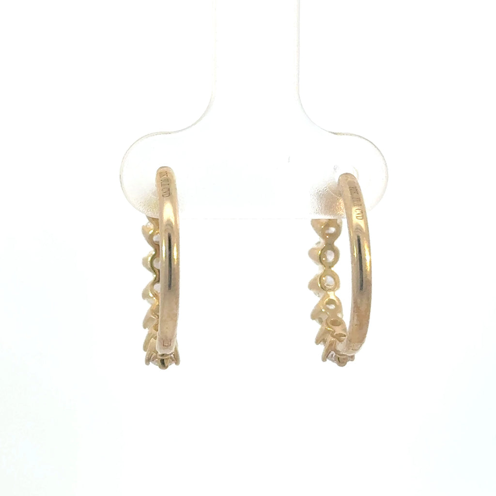 LAB GROWN DIAMOND HOOPS