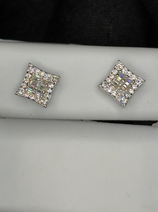 Square Baguette Earrings