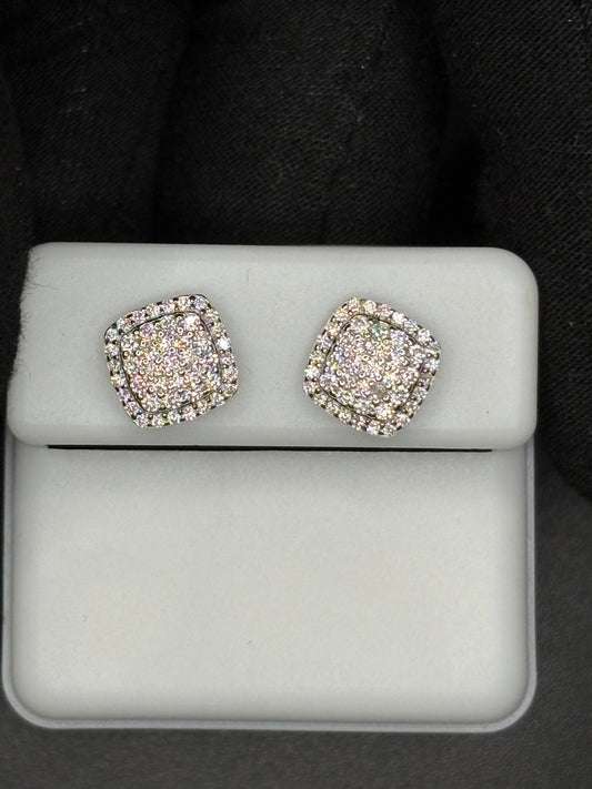 Square Cluster Earrings