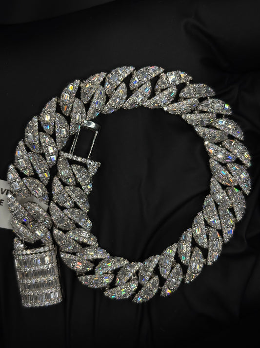 Emerald Cut Cuban Link Bracelets