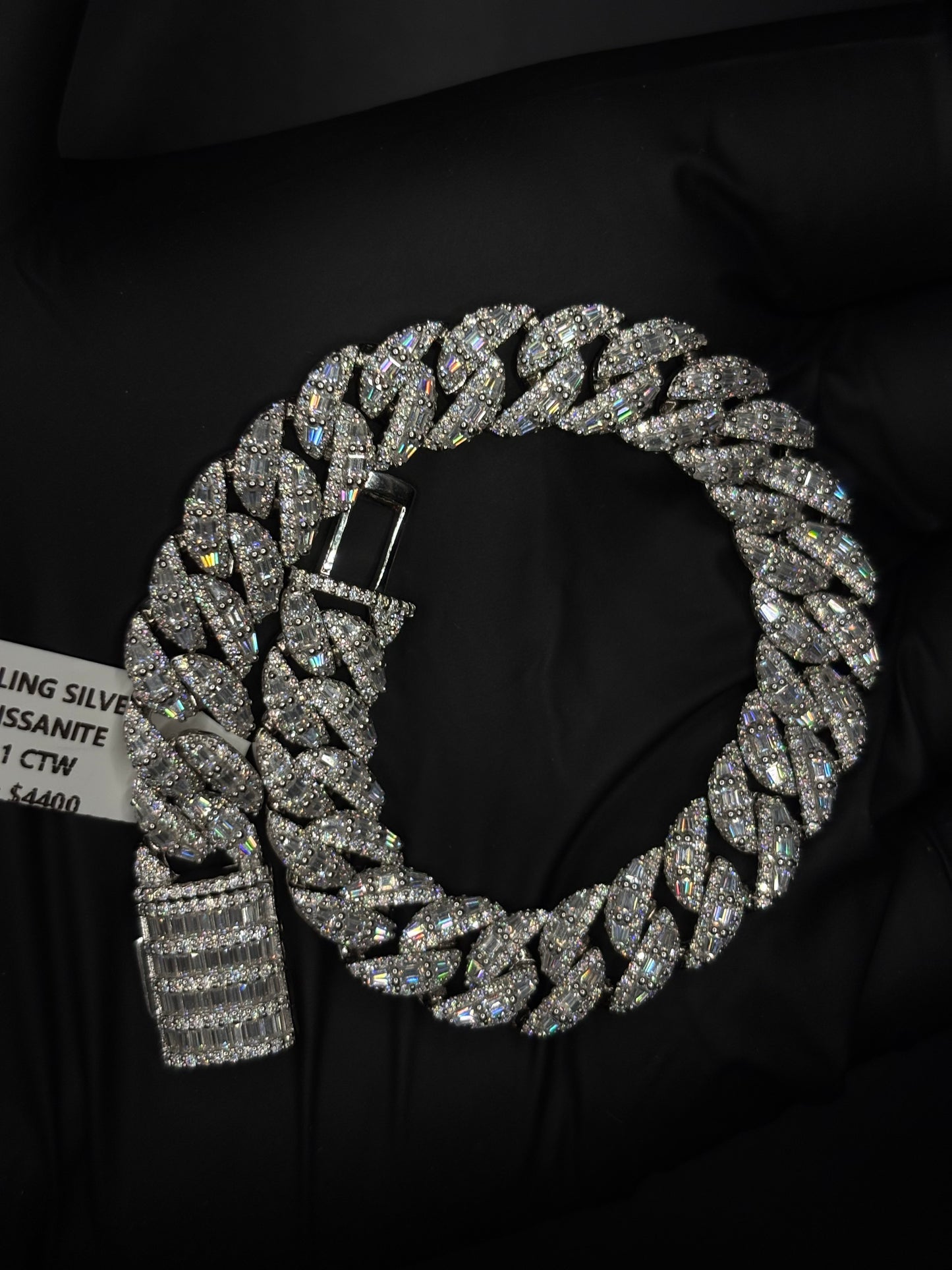 Emerald Cut Cuban Link Bracelets