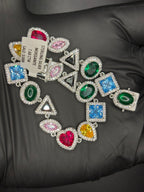 Multi Shape/Gemstone Bracelet