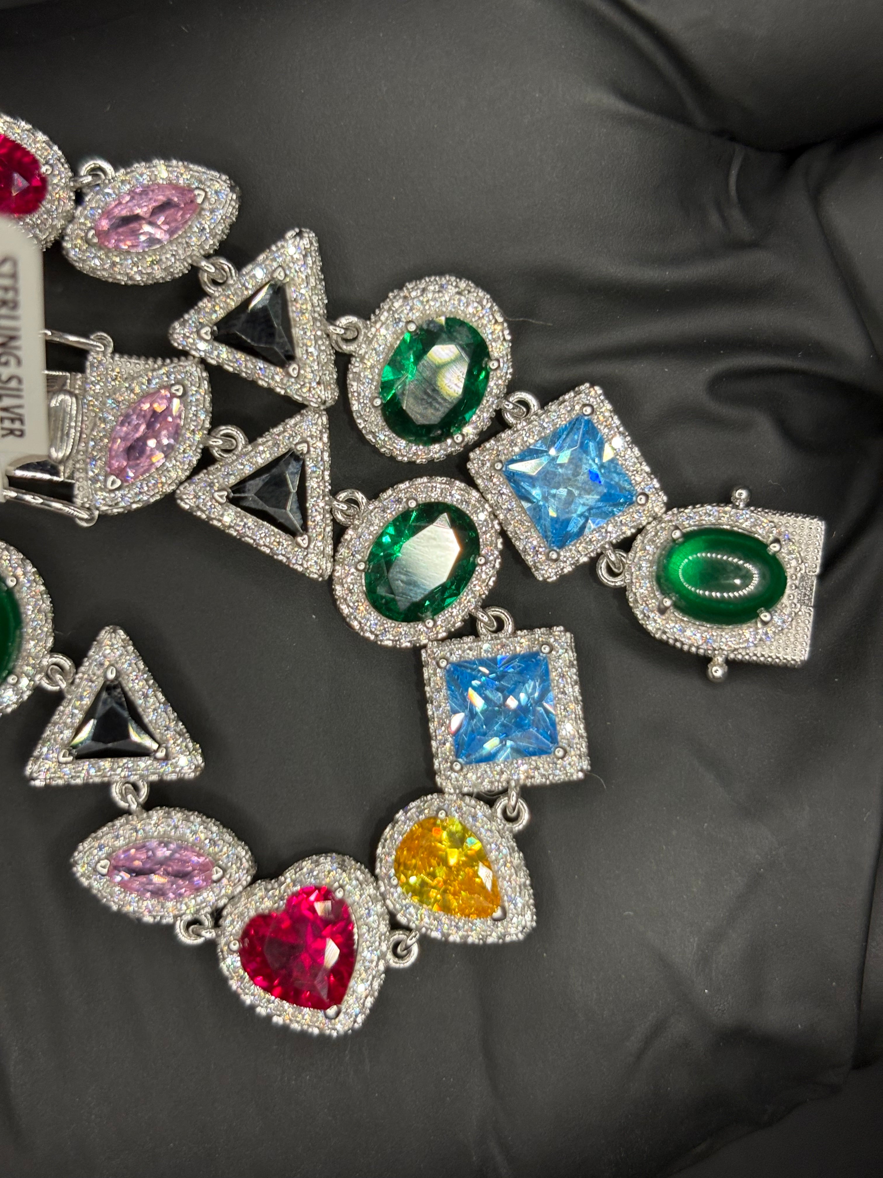 Multi Shape/Gemstone Bracelet