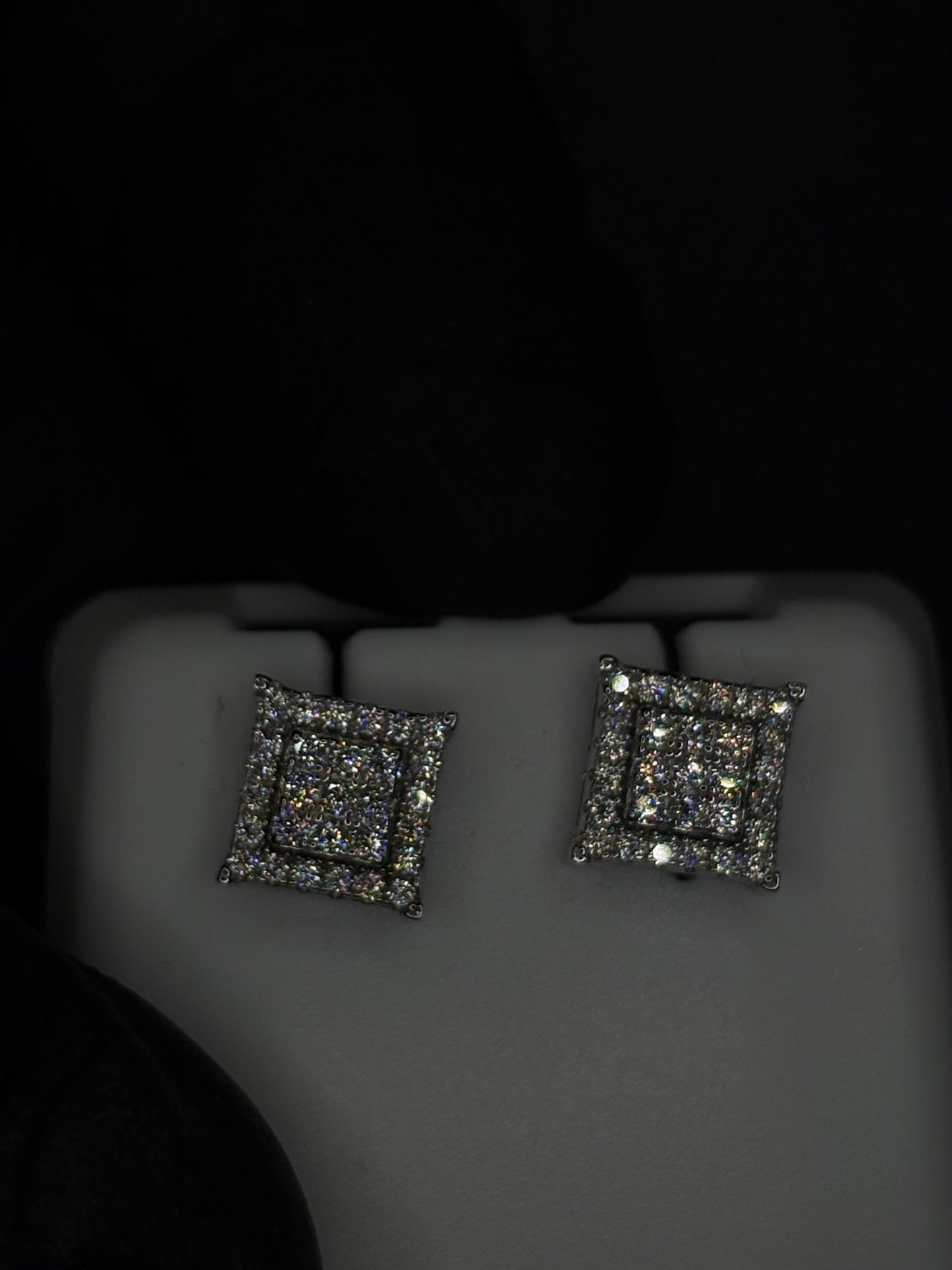 2 Layer Square Earrings