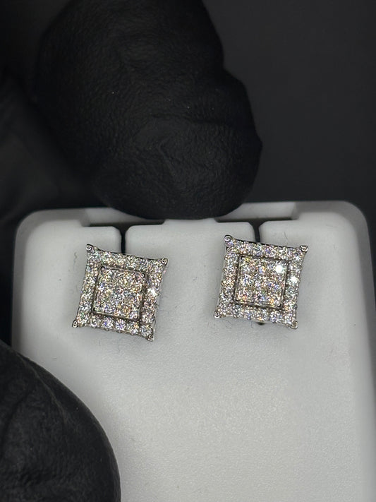 2 Layer Square Earrings