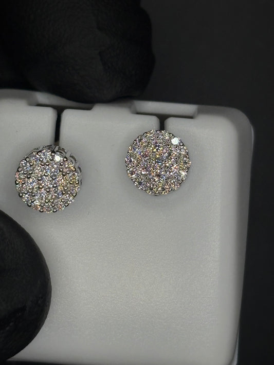 Round Cluster Earrings