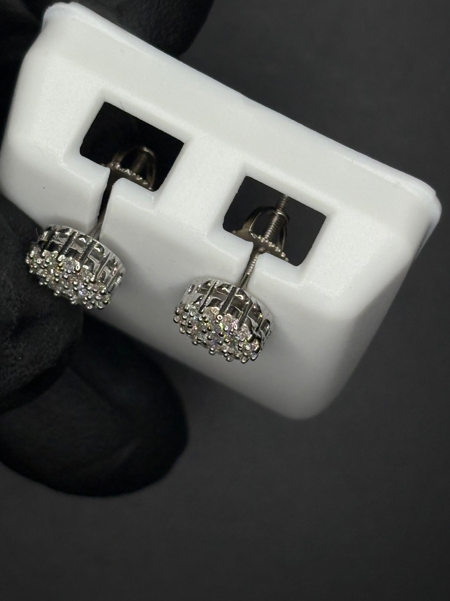 Round Cluster Earrings