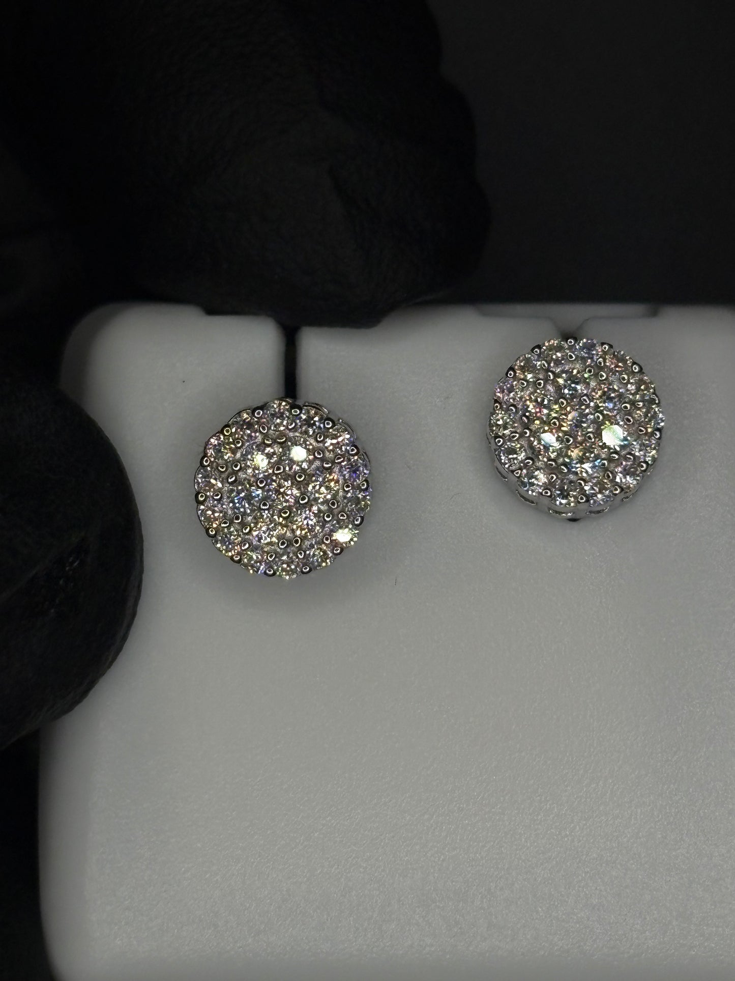 Round Cluster Earrings