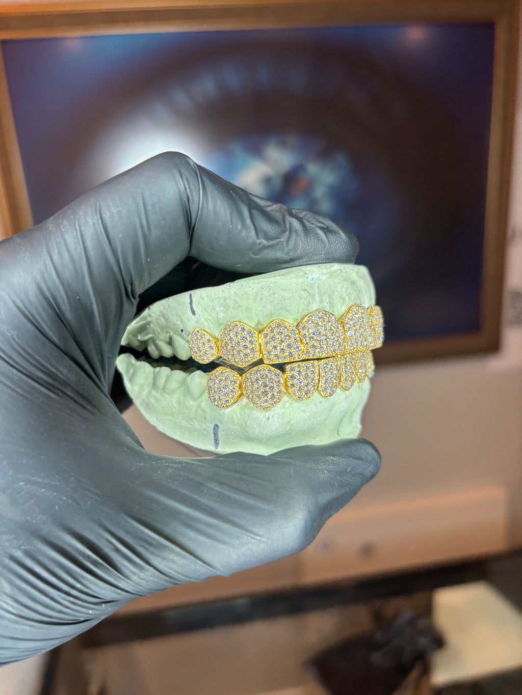 10K GOLD LAB GROWN DIAMOND GRILLZ