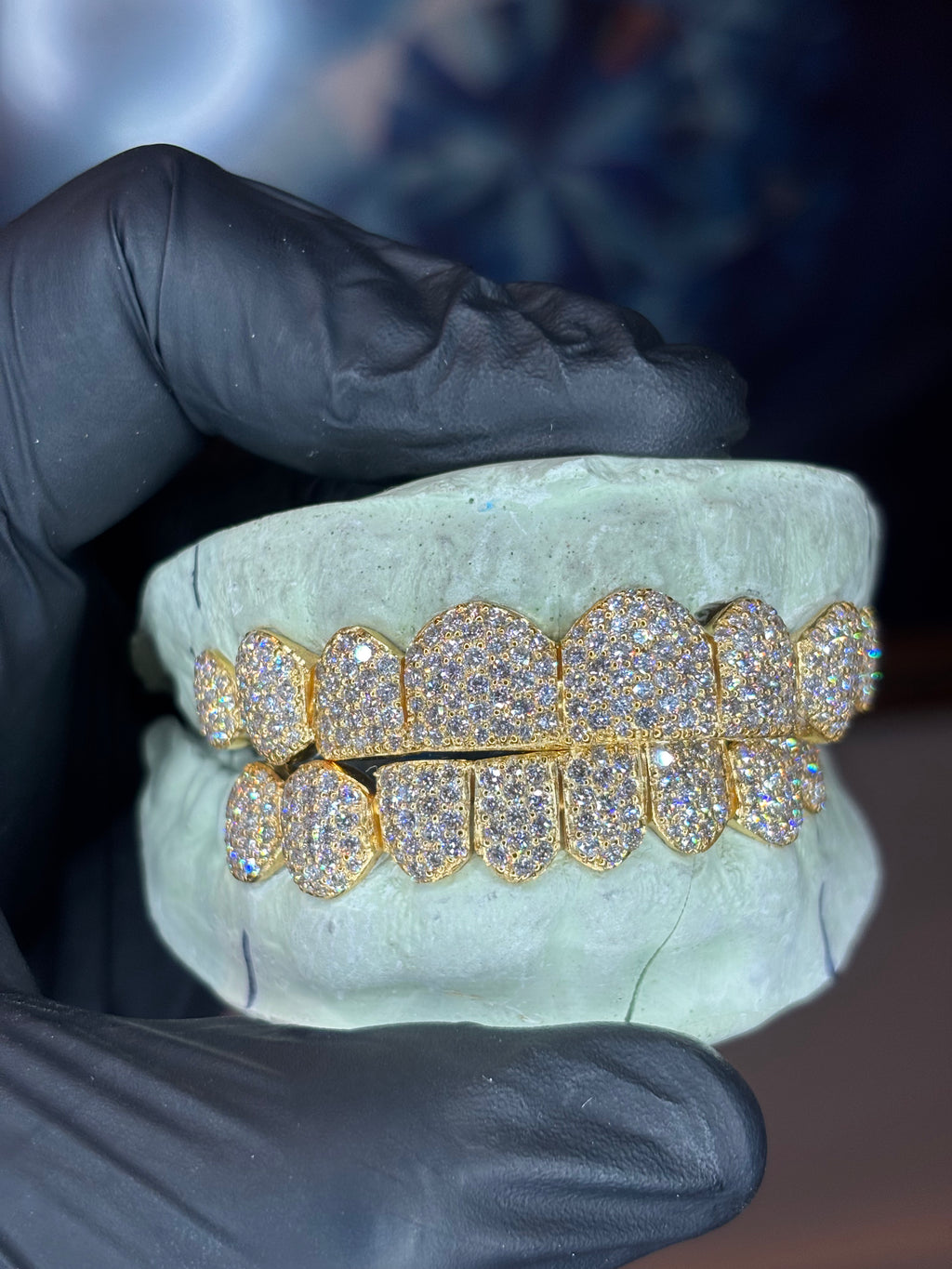 10K GOLD LAB GROWN DIAMOND GRILLZ
