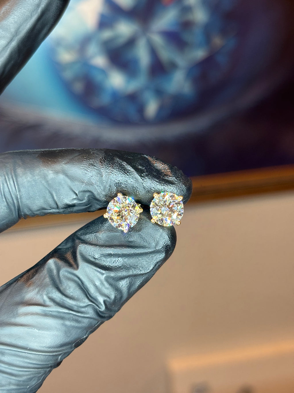 5 CARAT TOTAL WEIGHT EARRINGS