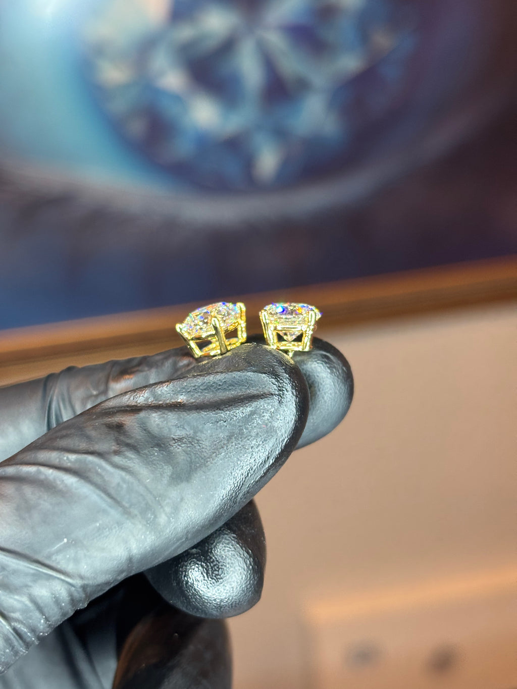 5 CARAT TOTAL WEIGHT EARRINGS