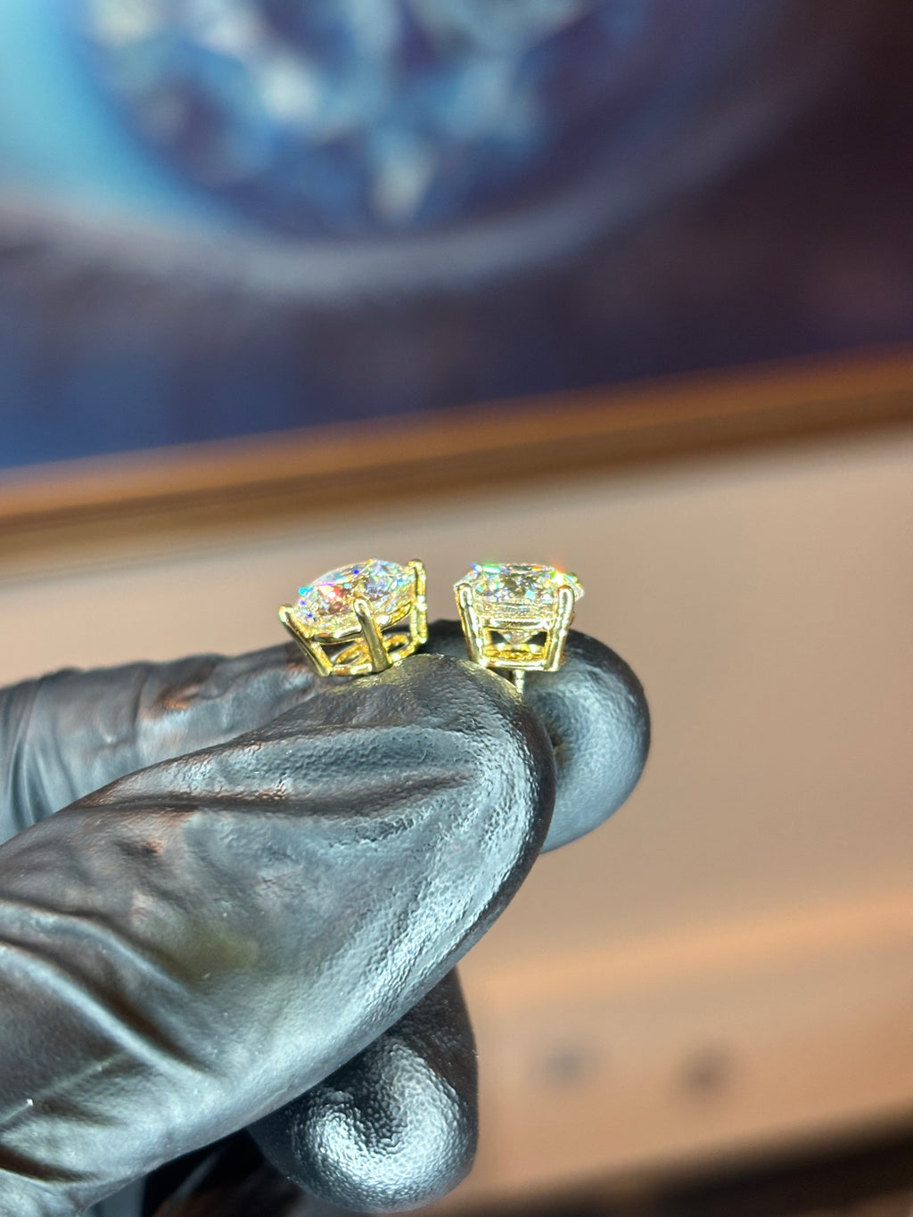 5 CARAT TOTAL WEIGHT EARRINGS
