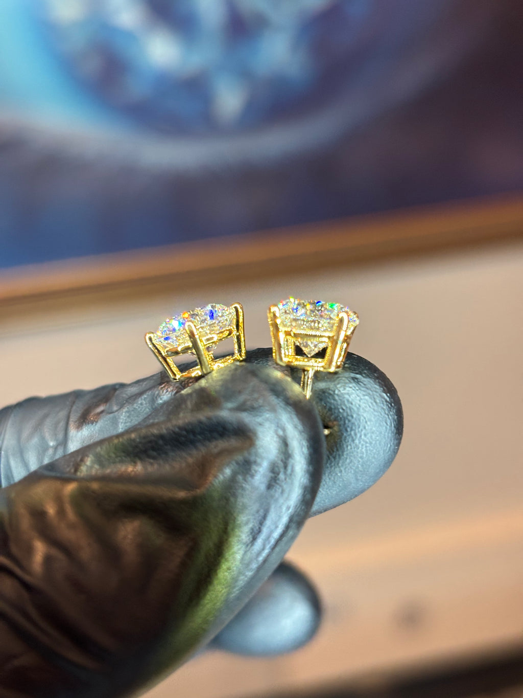 5 CARAT TOTAL WEIGHT EARRINGS