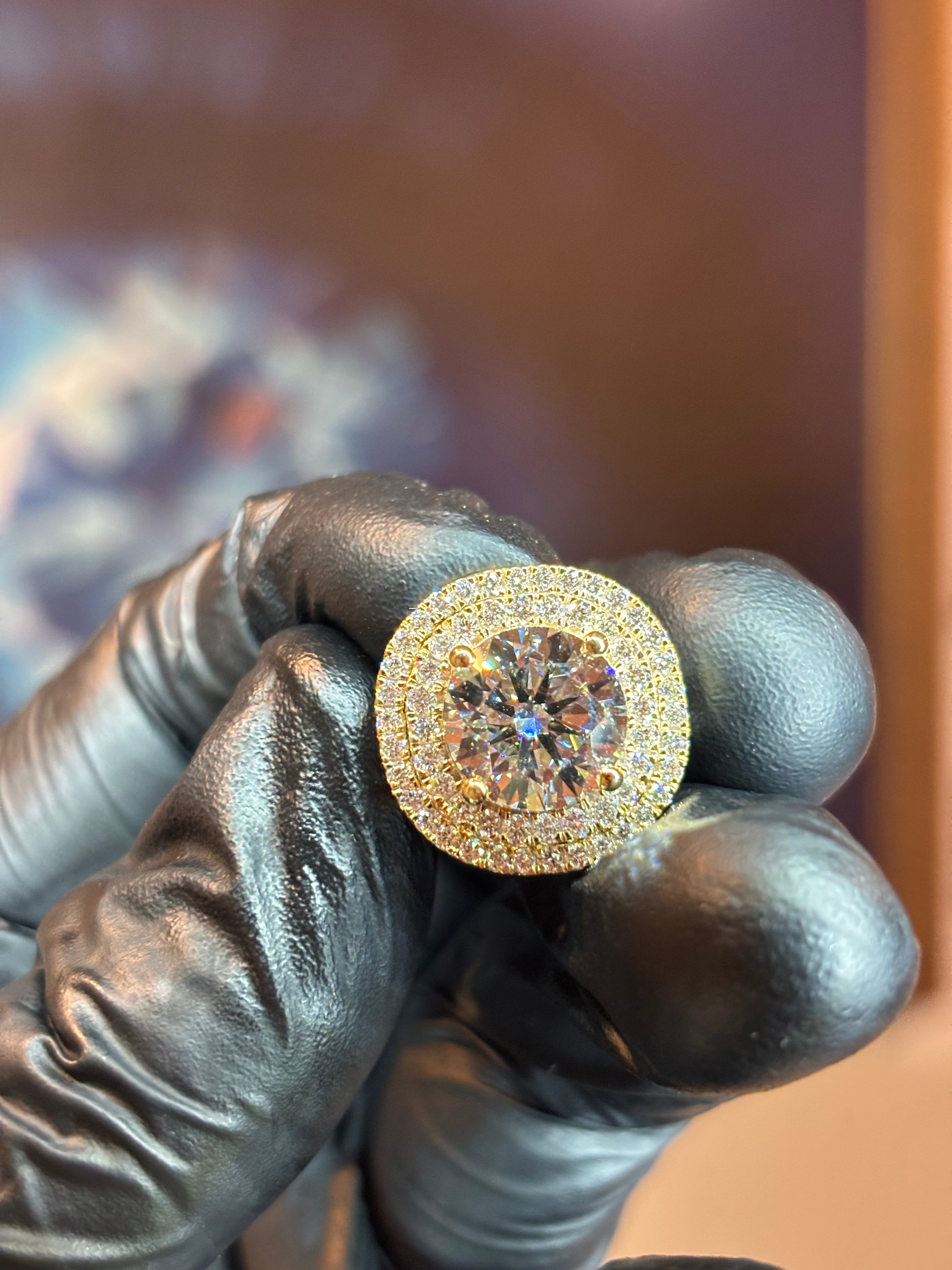 4 CARAT CENTER ENGAGEMENT RING