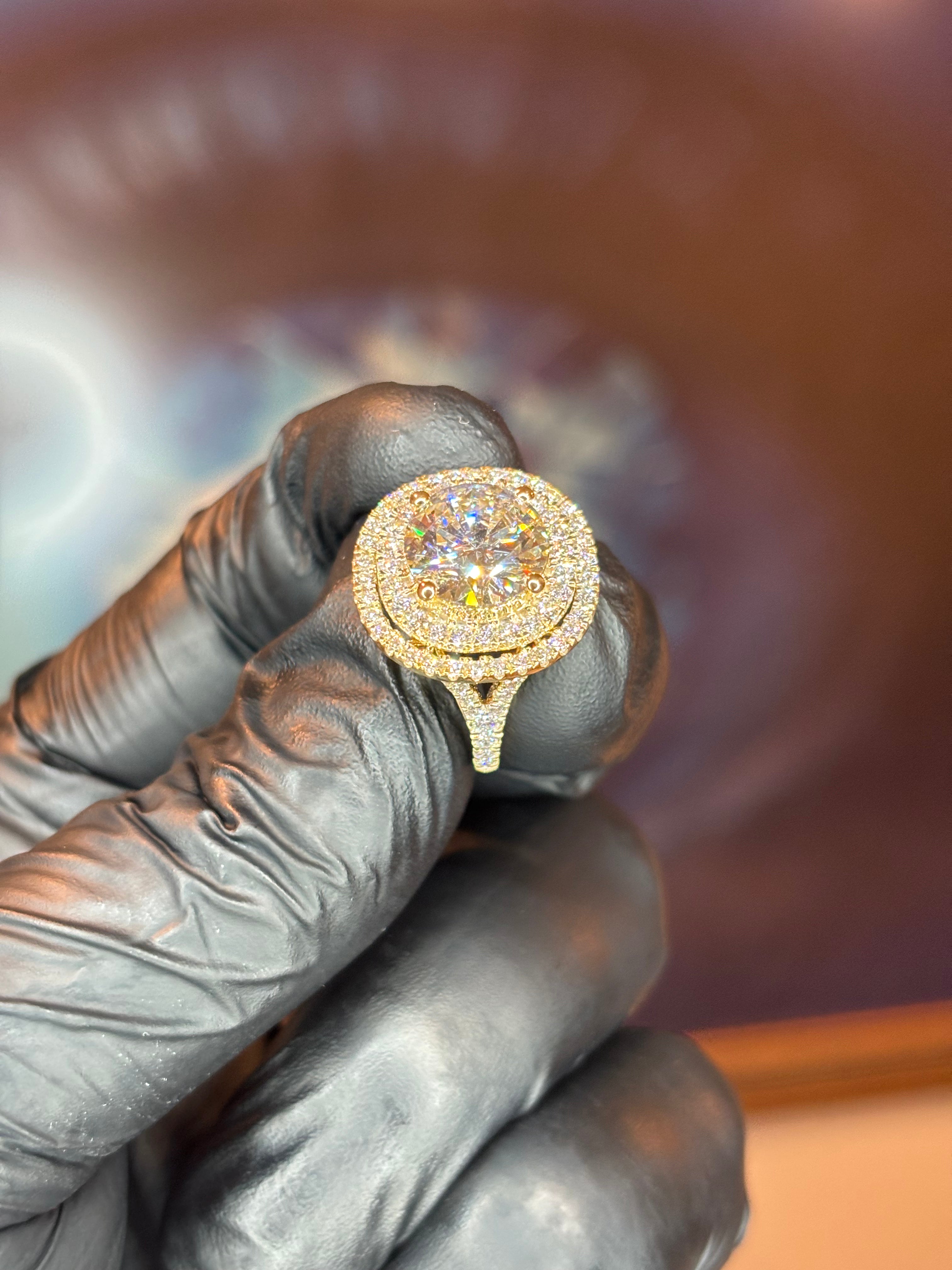 4 CARAT CENTER ENGAGEMENT RING