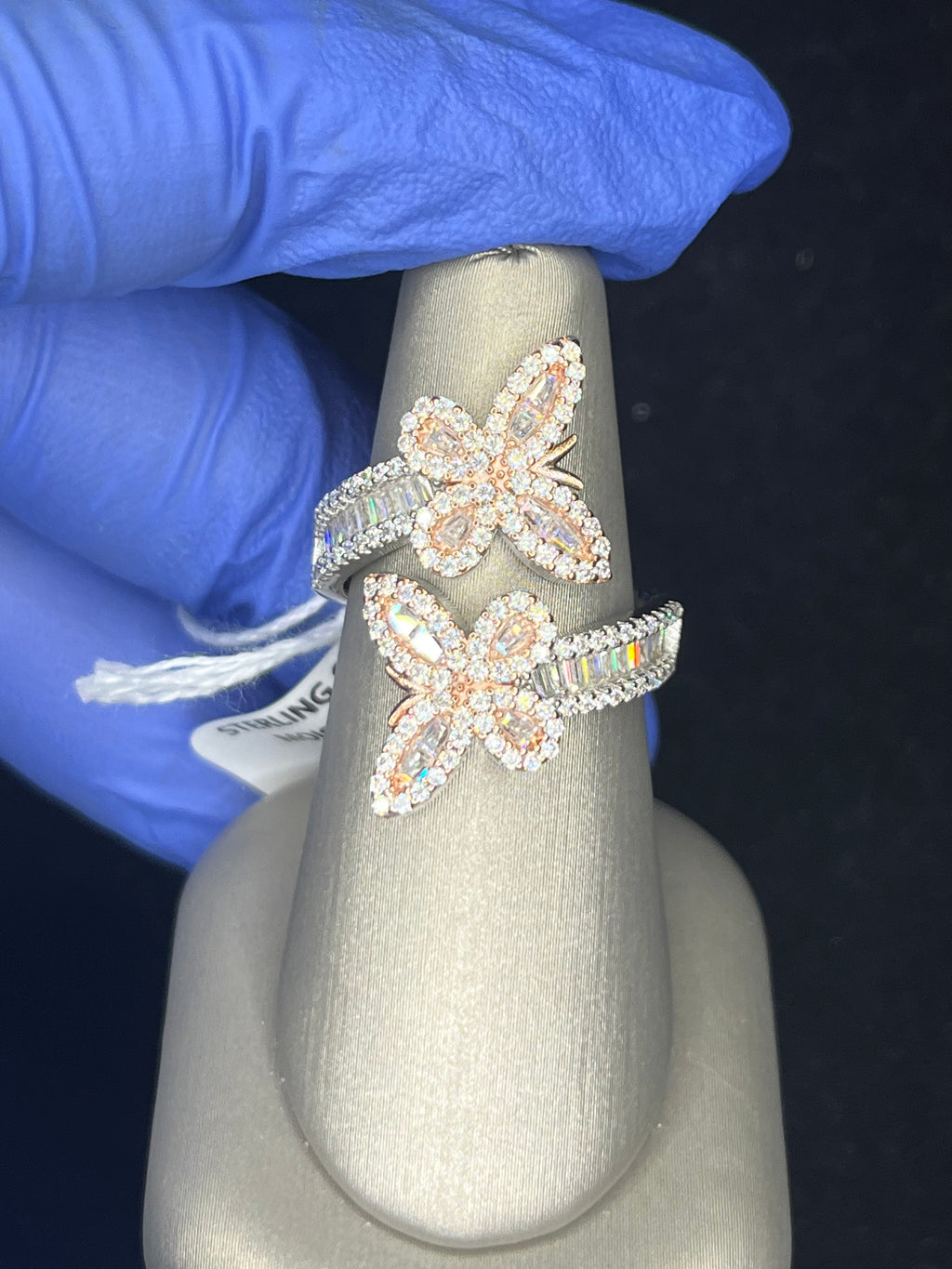 2 Tone Butterfly Ring