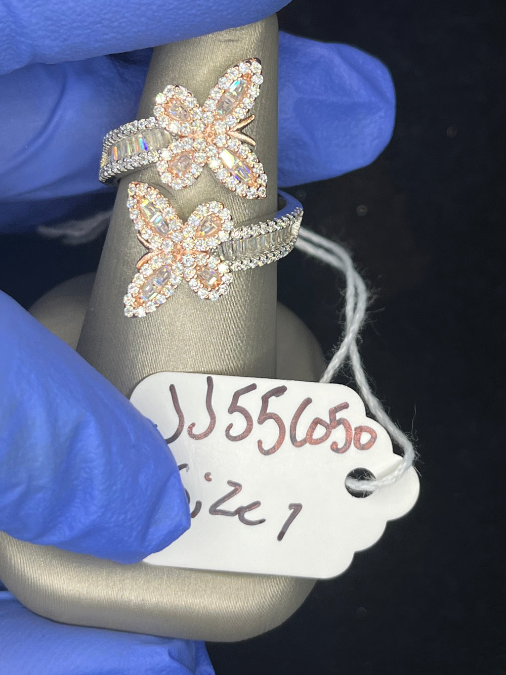 2 Tone Butterfly Ring