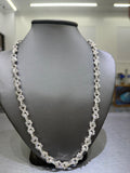 8MM INFINITY LINK LAB GROWN DIAMOND TENNIS CHAIN