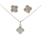 Motif Earring and Pendent Set