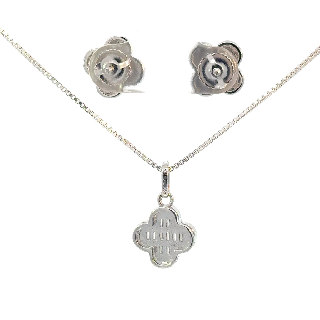 Motif Earring and Pendent Set