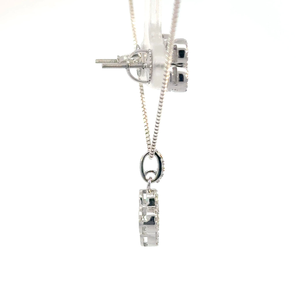 Motif Earring and Pendent Set