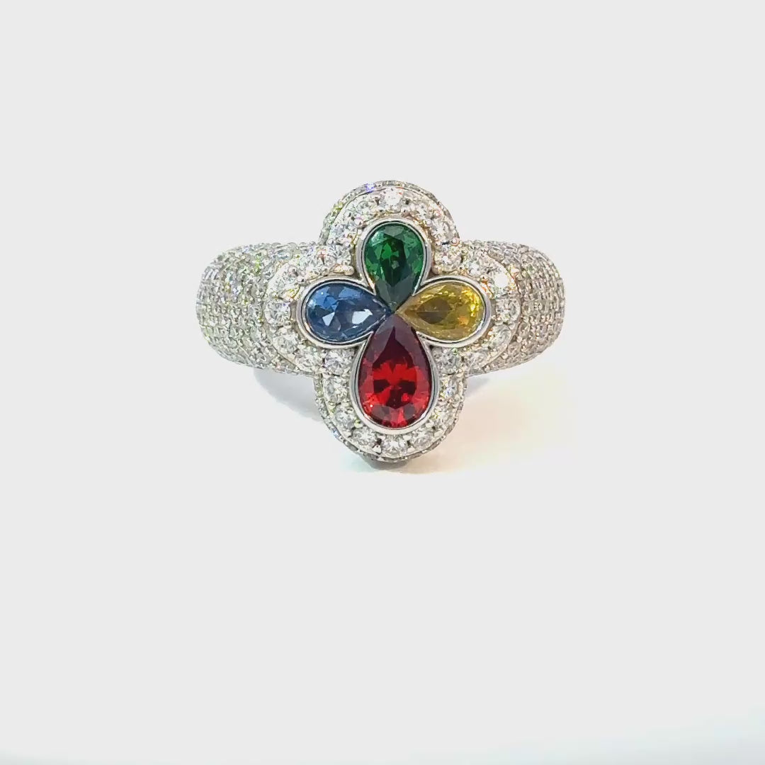Rainbow Cross Ring