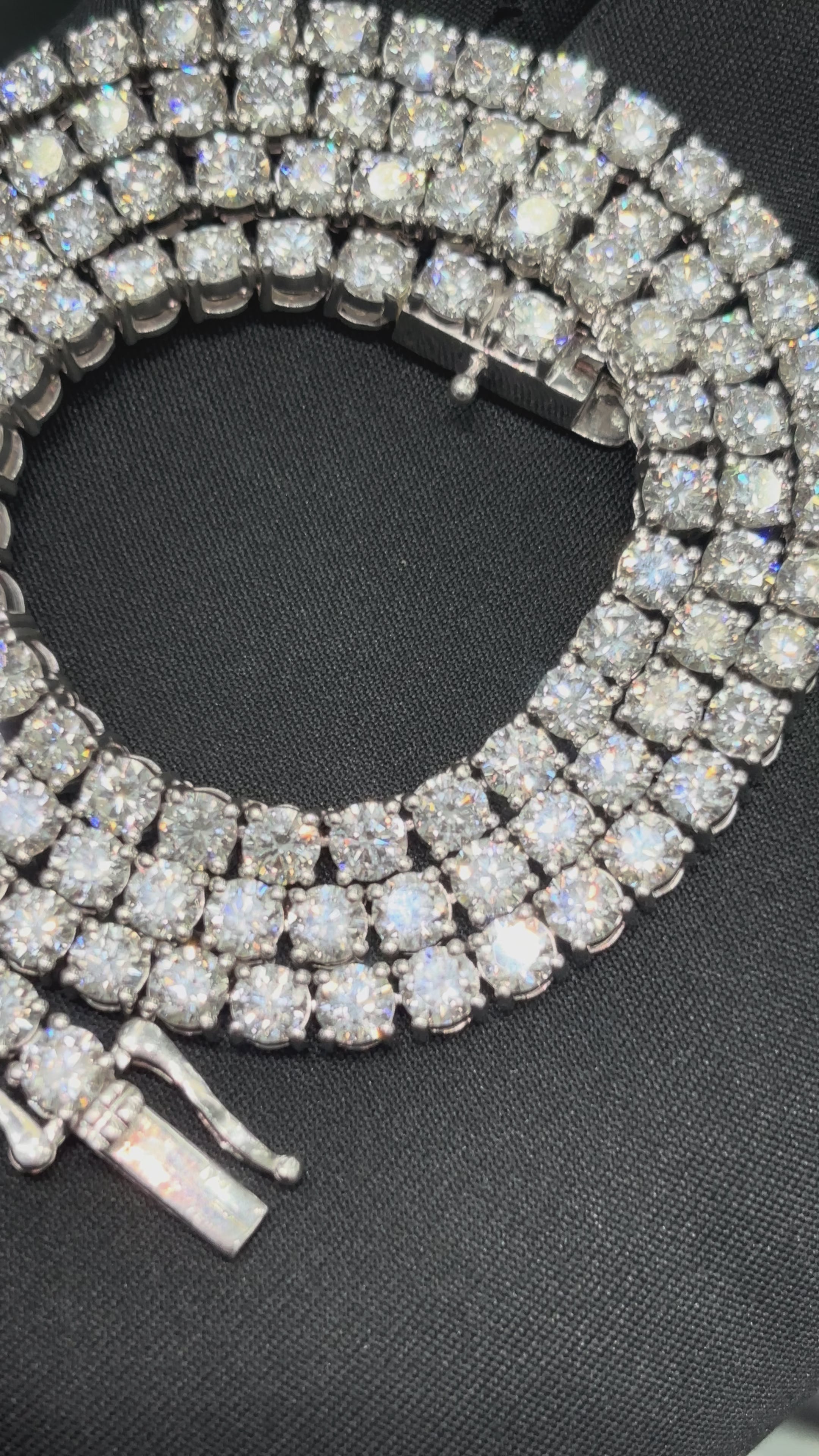 30 POINTER LAB GROWN DIAMOND TENNIS CHAIN *SUPER DEAL*