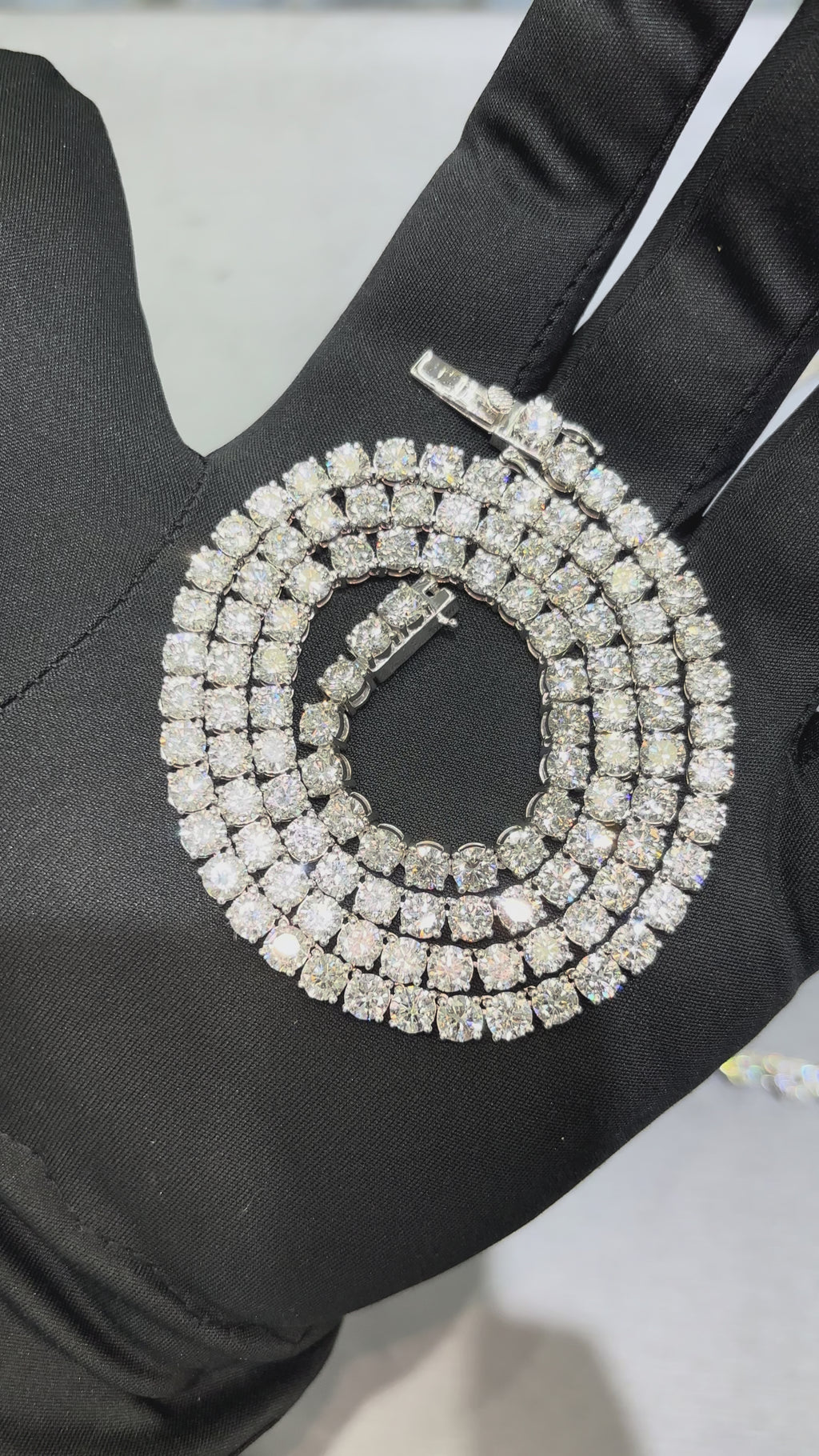 40  POINTER LAB GROWN DIAMOND TENNIS CHAIN