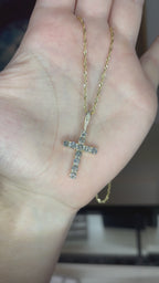 4MM CROSS PENDENT