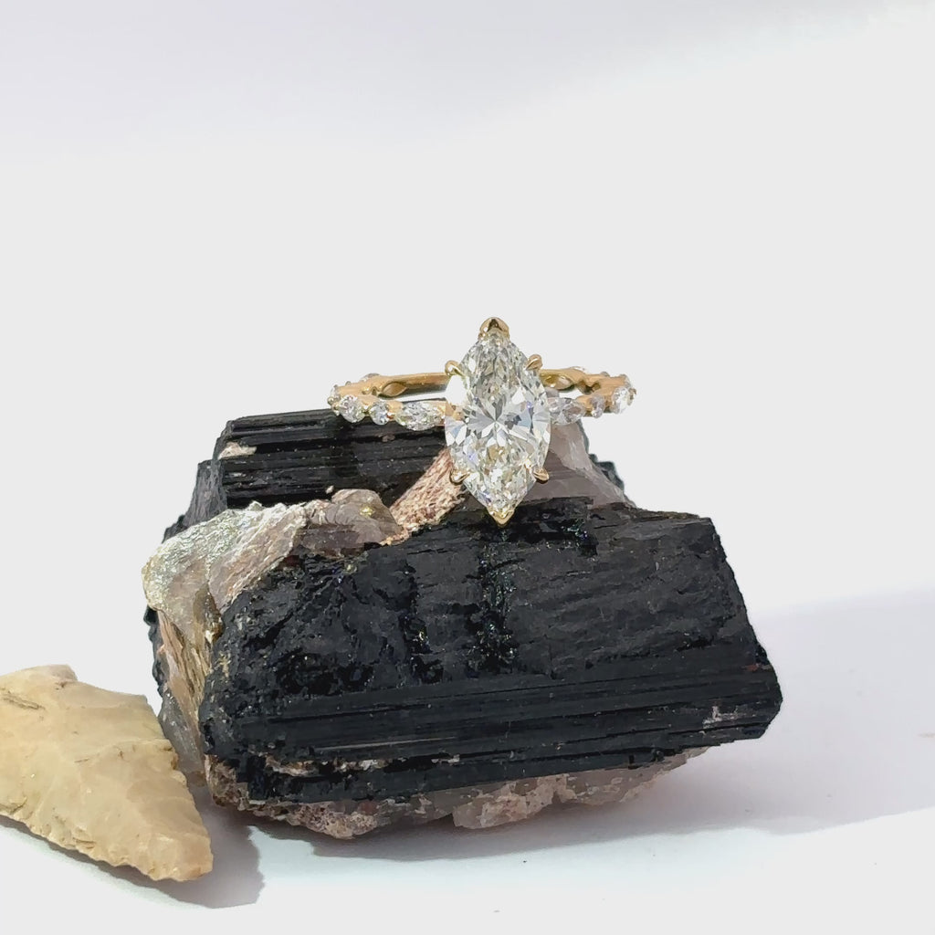 2.5 CARAT CENTER STONE MARQUISE RING