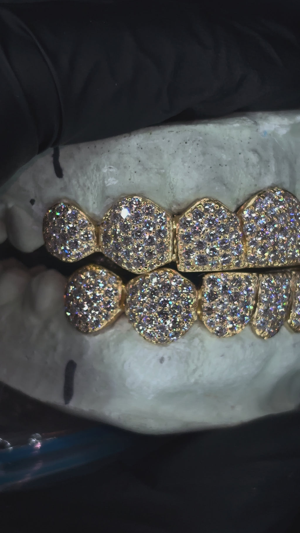 10K GOLD LAB GROWN DIAMOND GRILLZ