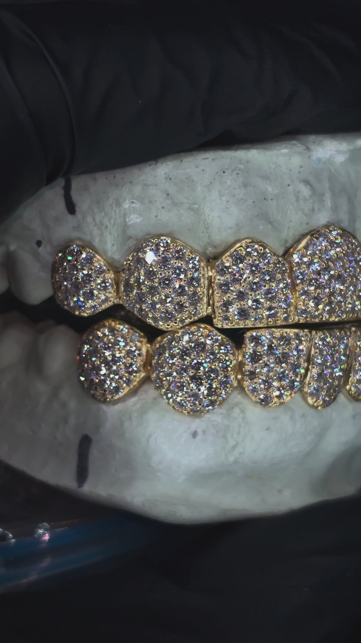 10K GOLD LAB GROWN DIAMOND GRILLZ