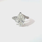 4 CARAT PEAR SHAPE DIAMOND RING