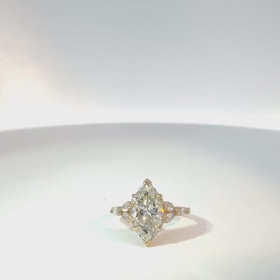 3 Carat Center Marquis Engagement Ring (THE RING I MADE FOR MY BROTHER)