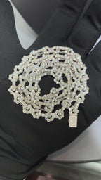 8MM INFINITY LINK LAB GROWN DIAMOND TENNIS CHAIN