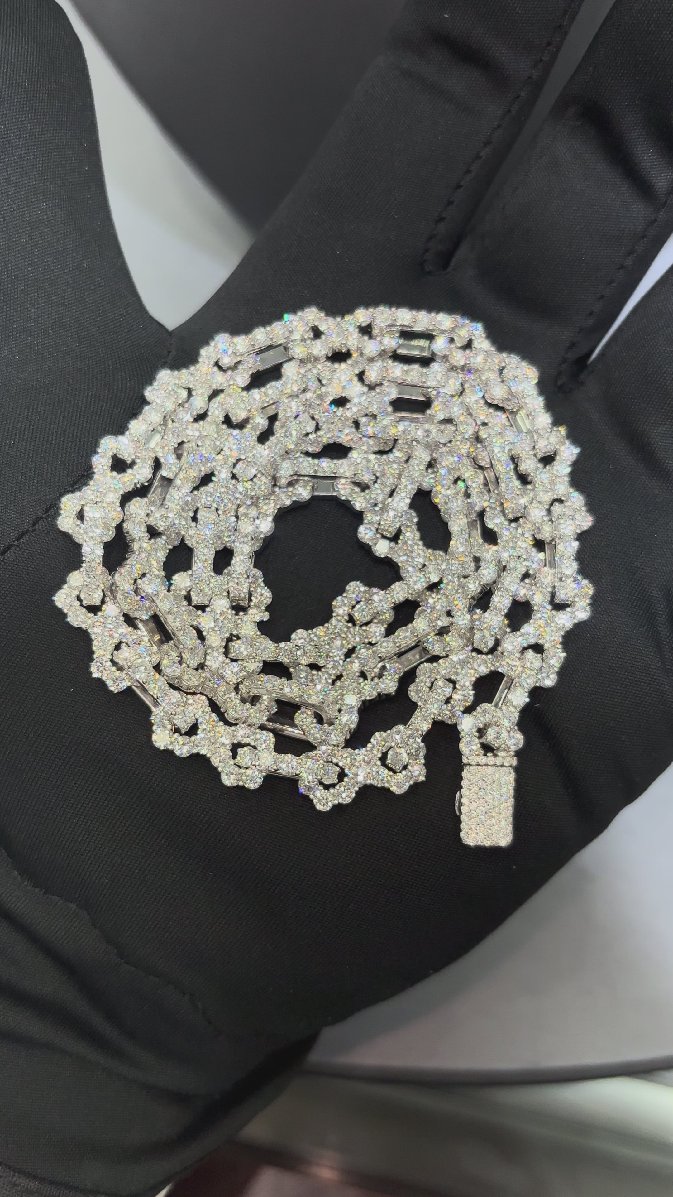 8MM INFINITY LINK LAB GROWN DIAMOND TENNIS CHAIN