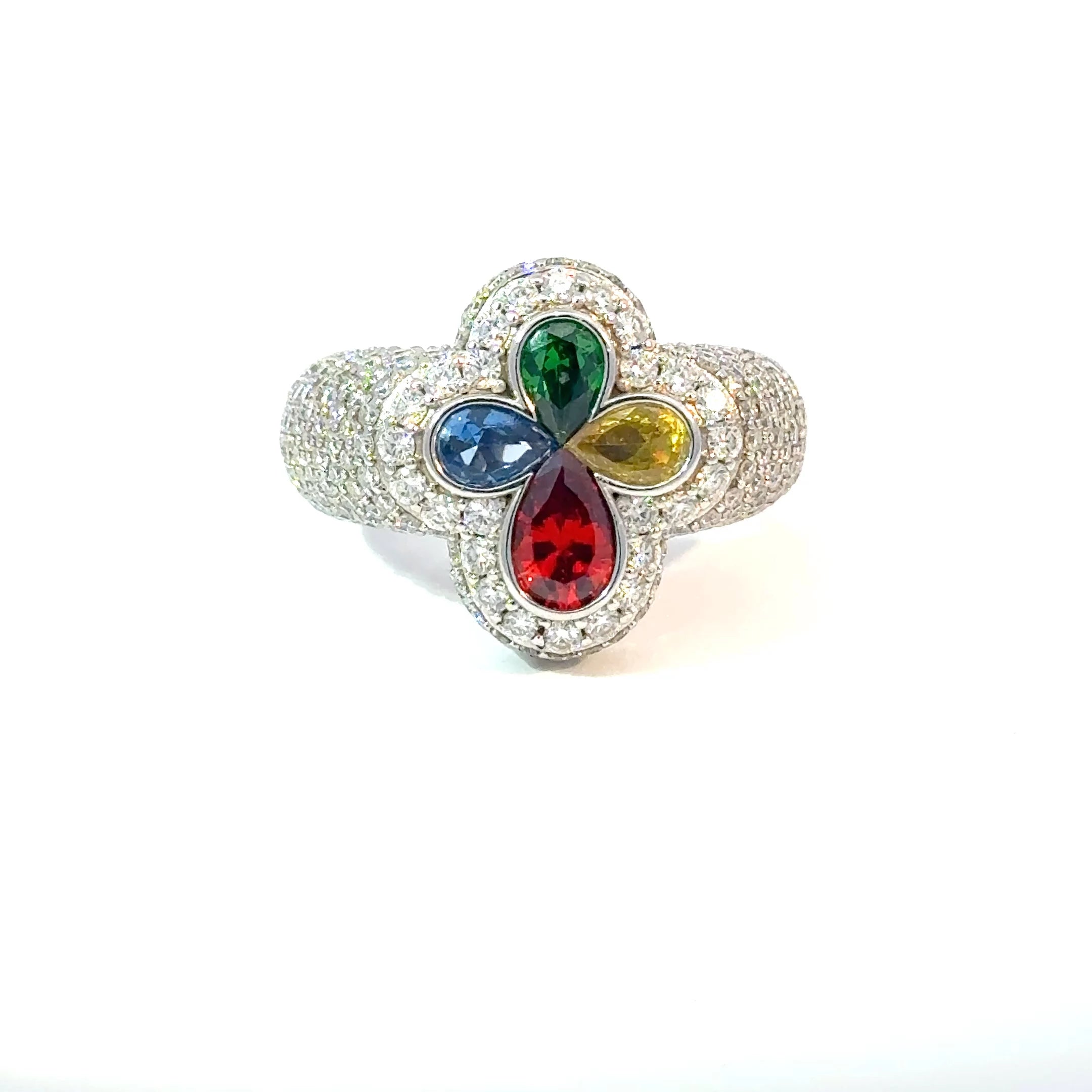 Rainbow Cross Ring